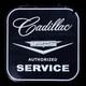 Porcelain Cadillac Enamel Sign 36x36 Inches Double Sided