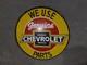 Porcelain Chevrolet Enamel Sign 30x30 Inches Double Sided