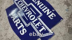 Porcelain Chevrolet Enamel Sign Size 24 x 18 Inches Double Sided