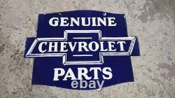 Porcelain Chevrolet Enamel Sign Size 24 x 18 Inches Double Sided