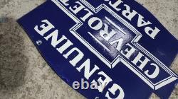 Porcelain Chevrolet Enamel Sign Size 24 x 18 Inches Double Sided