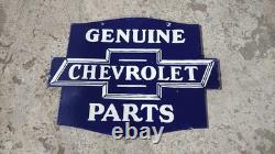 Porcelain Chevrolet Enamel Sign Size 24 x 18 Inches Double Sided
