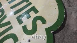 Porcelain Cities Service Enamel Sign Size 29 x 29 Inches Double Sided
