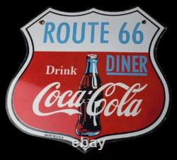 Porcelain Coca-cola Enamel Sign 30x30 Inches Double Sided