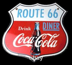 Porcelain Coca-cola Enamel Sign 30x30 Inches Double Sided