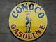 Porcelain Conoco Enamel Sign 30x30 Inches Double Sided