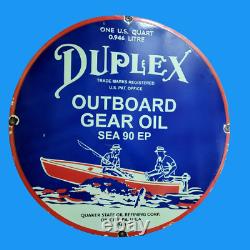 Porcelain Duplex Enamel Sign Size 30x30 Inches Double Sided