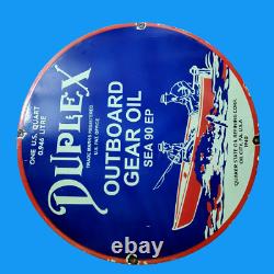 Porcelain Duplex Enamel Sign Size 30x30 Inches Double Sided