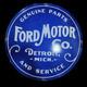 Porcelain Ford Enamel Sign 30x0 Inches Double Sided