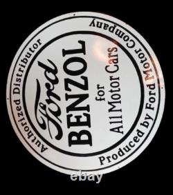 Porcelain Ford Enamel Sign 30x30 Inches Double Sided