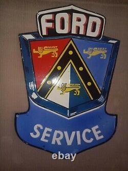 Porcelain Ford Enamel Sign 36x24 Inches Double Sided