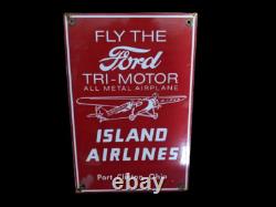 Porcelain Ford Enamel Sign 36x24 Inches Double Sided