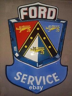 Porcelain Ford Enamel Sign 36x24 Inches Double Sided