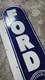 Porcelain Ford Enamel Sign Size 30 X 10 Inches Double Sided Flange