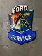 Porcelain Ford Service Enamel Sign Size 48 Inches Height Double Sided