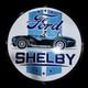 Porcelain Ford Shelby Enamel Sign 30x30 Inches Double Sided