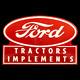 Porcelain Ford Tractors Enamel Sign 36 Inches Double Sided