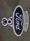 Porcelain Ford V8 Enamel Sign 42 Inches Double Sided