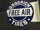 Porcelain Free Air Enamel Sign 18 Inches Double Sided With Flange