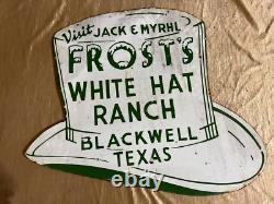 Porcelain Frost's Enamel Sign Size 27x23 Inches Double Sided