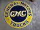 Porcelain Gmc Enamel Sign 30x30 Inches Double Sided