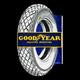 Porcelain Good Year Enamel Sign 36x24 Inches Double Sided With Flange