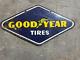 Porcelain Good Year Tires Enamel Sign Size 10x18 Inches Double Sided