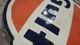 Porcelain Gulf Enamel Sign Size 29 Inches Double Sided