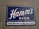 Porcelain Hamm's Beer Enamel Sign 36x24 Inches Double Sided