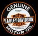 Porcelain Harley-davidson Enamel Sign 30x30 Inches Double Sided