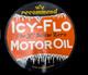 Porcelain Icy Flo Enamel Sign 30x30 Inches Double Sided