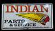 Porcelain Indian Enamel Sign 42x20 Inches Double Sided