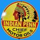 Porcelain Indian Penn Enamel Sign Size 30x30 Inches Double Sided