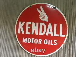 Porcelain Kendal Enamel Sign 30x30 Inches Double Sided
