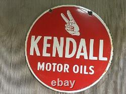 Porcelain Kendal Enamel Sign 30x30 Inches Double Sided