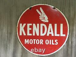 Porcelain Kendal Enamel Sign 30x30 Inches Double Sided