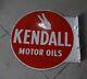 Porcelain Kendall Enamel Sign 18x18 Inches Double Sided With Flange