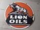 Porcelain Lion Enamel Sign 36x36 Inches Double Sided