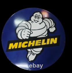 Porcelain Michelin Enamel Sign 30x30 Inches Double Sided