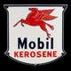 Porcelain Mobil Kerosene Enamel Sign 36x36 Inches Double Sided