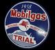 Porcelain Mobilgas Enamel Sign 30x30 Inches Double Sided