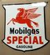 Porcelain Mobilgas Special Enamel Sign 36x36 Inches Double Sided
