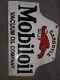 Porcelain Mobiloil Enamel Sign 36x24 Inches Double Sided