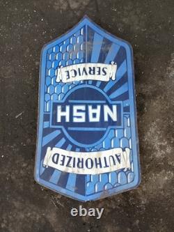 Porcelain Nash Enamel Sign 36x18 Inches Double Sided