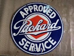 Porcelain Packard Enamel Sign 36x36 Inches Double Sided