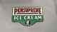 Porcelain Pensupreme Ice Cream Enamel Sign Size 36 X 24 Inches Double Sided