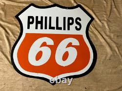 Porcelain Phillips Enamel Sign Size 30x30 Inches Double Sided