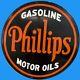 Porcelain Phillips Motor Oil Enamel Sign Size 30x30 Inches Double Sided