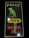 Porcelain Polly Prem Enamel Sign 42 Inches Die Cut Double Sided