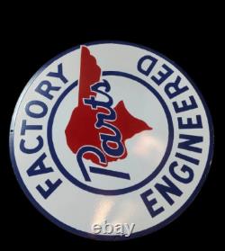 Porcelain Pontiac Enamel Sign 30x30 Inches Double Sided